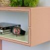 Trista - [Cardinal Red] Gun-Shaped Wall Shelf / Bookshelf / Floating Shelf (Set of 2)