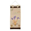 [Purple Flowers] Ivory/Wall Hanging/Wall Organizers/Wall Pocket/Wall Pocket (11*24)
