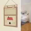 [House] Ivory /Wall Hanging/Wall Pocket/Hanging Baskets/Wall Organizers (12*15)