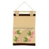 [Pink Flowers] Ivory/Wall Hanging/Wall Organizers/Wall Pocket/Wall Pocket (11*14)