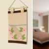 [Pink Flowers] Ivory/Wall Hanging/Wall Organizers/Wall Pocket/Wall Pocket (11*14)