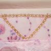 [Bud Silk] Pink Lace/Wall Hanging/ Wall Organizers / Wall Baskets / Hanging Baskets (11*21)
