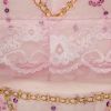 [Bud Silk] Pink Lace/Wall Hanging/ Wall Organizers / Wall Baskets / Hanging Baskets (11*21)