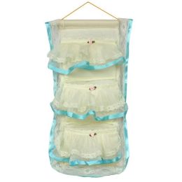 [Flower Bud Silk] Blue Lace/Wall Hanging/Wall Organizers/Baskets/Hanging Baskets (10*20)