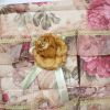 [Bud Silk & Yellow Rose] Wall Hanging/ Wall Organizers /Wall Baskets/Hanging Baskets (16*18)