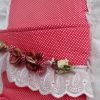 [Polka Dot & Bud Silk] Red/Wall Hanging/ Wall Organizers / Wall Baskets / Wall Pocket (11*28)