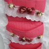 [Polka Dot & Bud Silk] Red/Wall Hanging/ Wall Organizers / Wall Baskets / Wall Pocket (11*28)